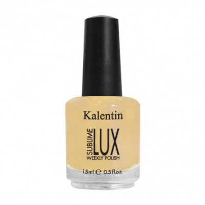Smalto per unghie giallo paglierino  - Sublime Lux n.14